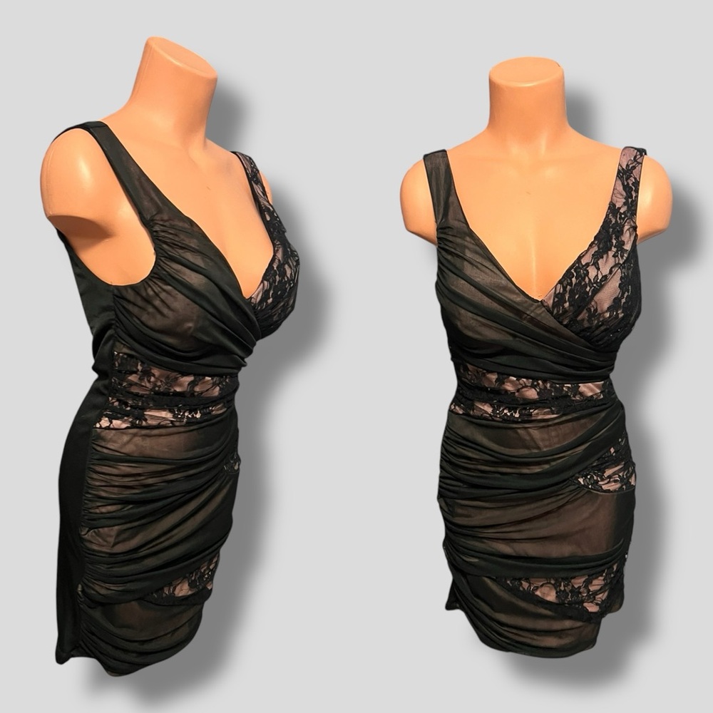 Elegant Black Lace Dress